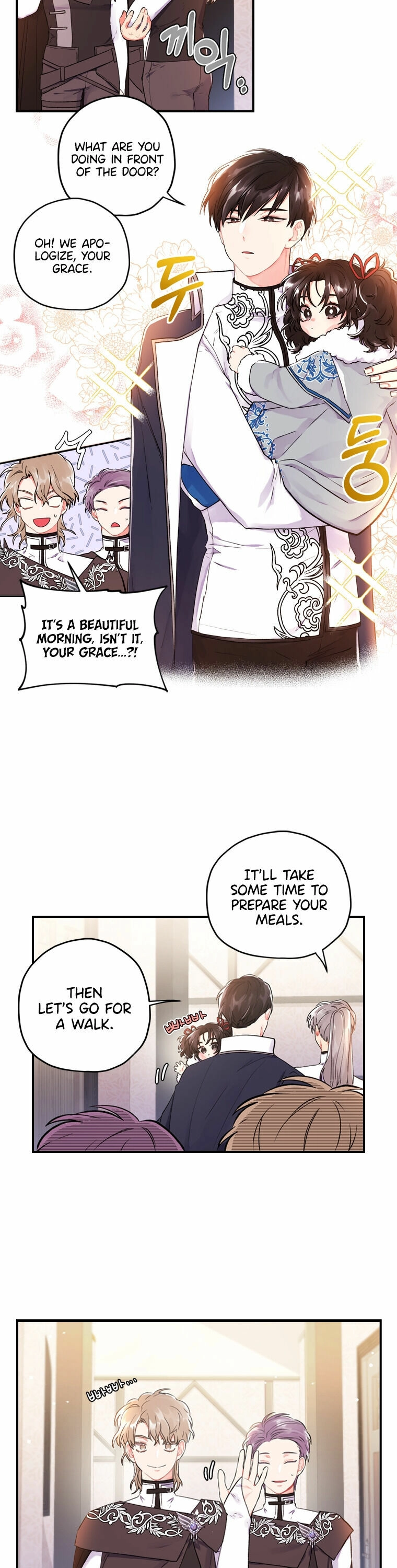 Read The Male Lead's Little Lion Daughter EN Manga Online