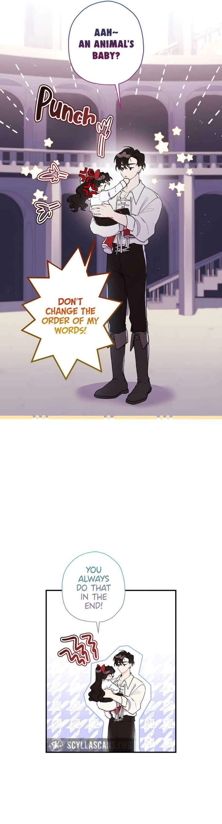 Read The Male Lead's Little Lion Daughter EN Manga Online