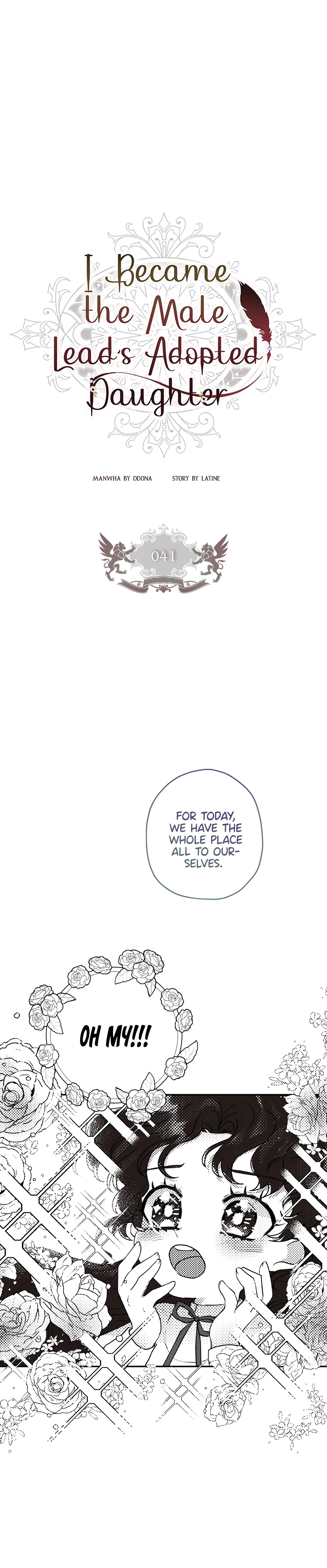 Read The Male Lead's Little Lion Daughter EN Manga Online