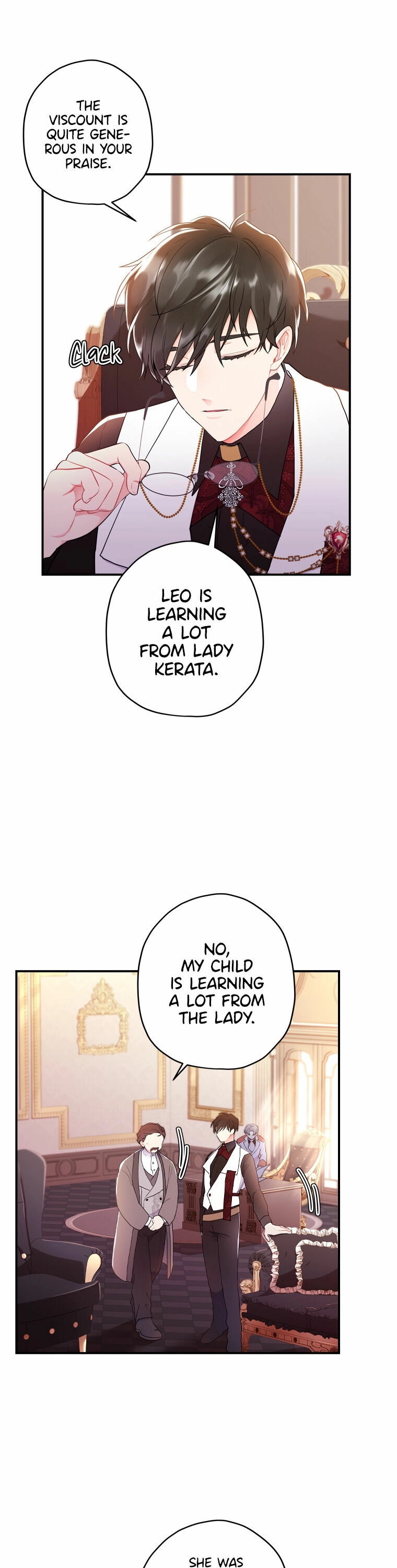 Read The Male Lead's Little Lion Daughter EN Manga Online