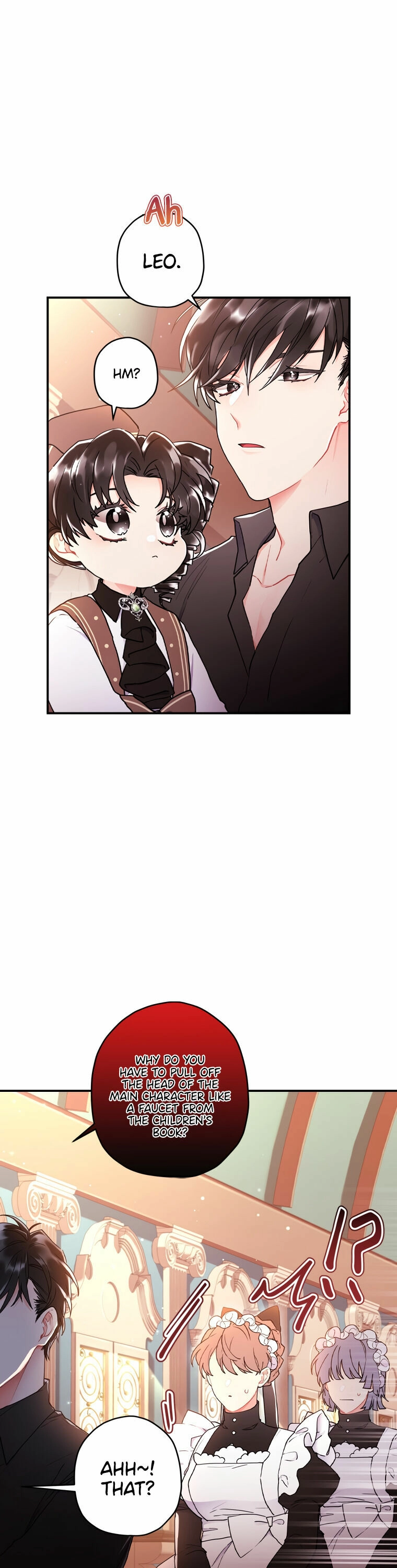 Read The Male Lead's Little Lion Daughter EN Manga Online