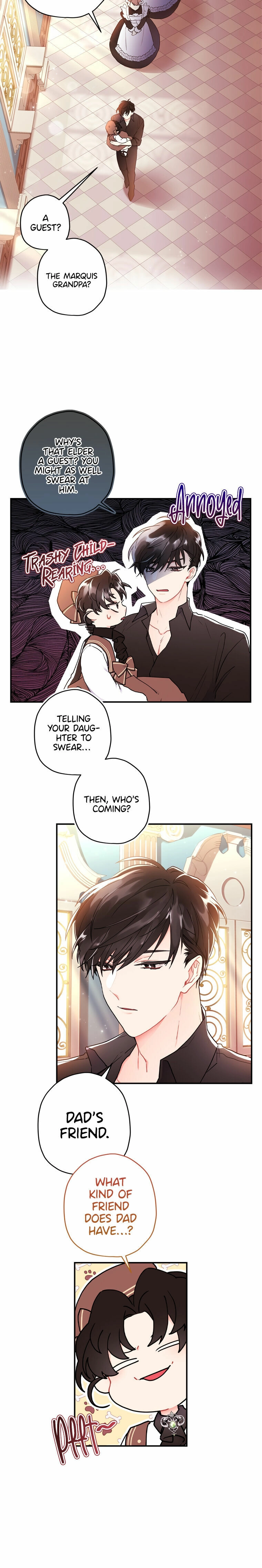 Read The Male Lead's Little Lion Daughter EN Manga Online