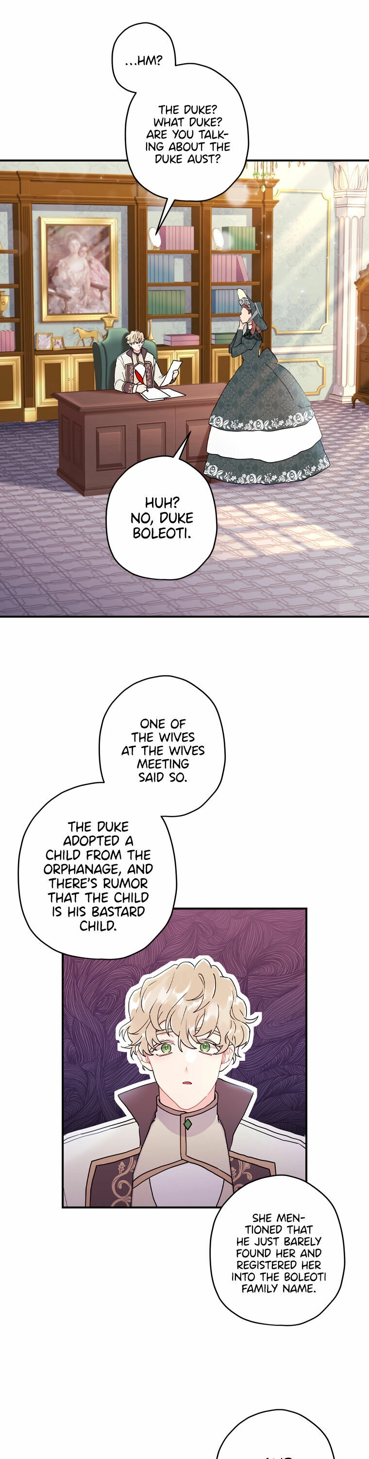 Read The Male Lead's Little Lion Daughter EN Manga Online