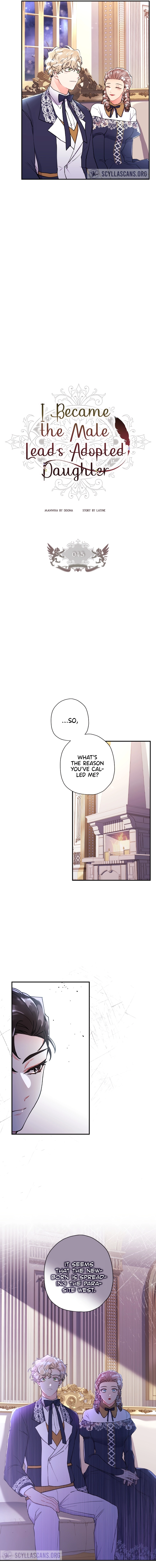 Read The Male Lead's Little Lion Daughter EN Manga Online
