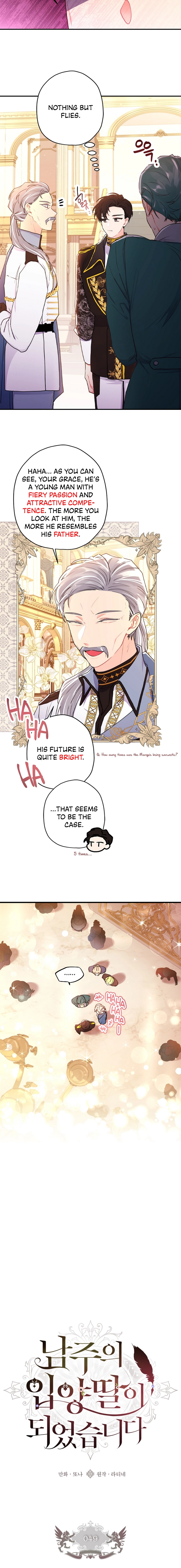 Read The Male Lead's Little Lion Daughter EN Manga Online