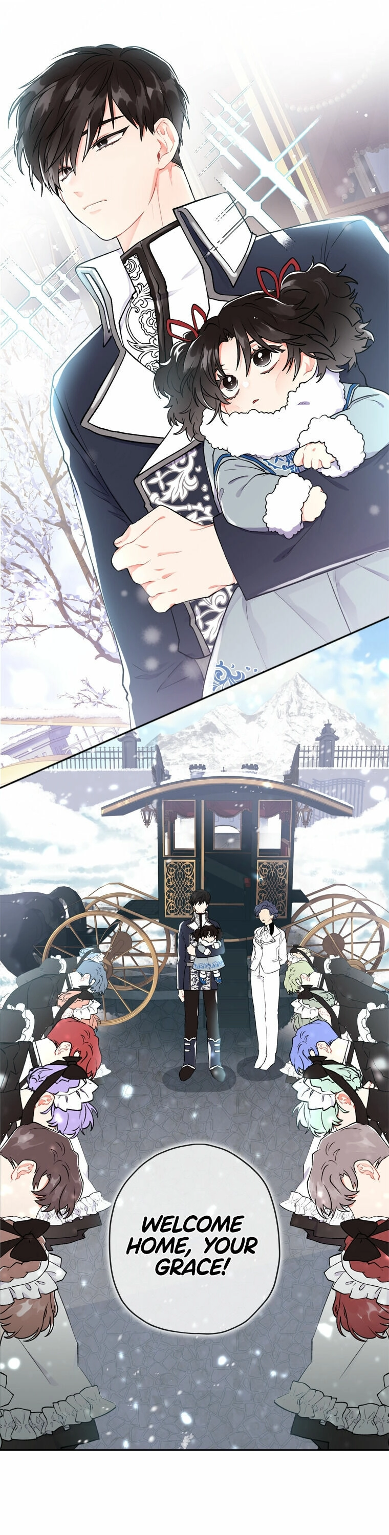Read The Male Lead's Little Lion Daughter EN Manga Online