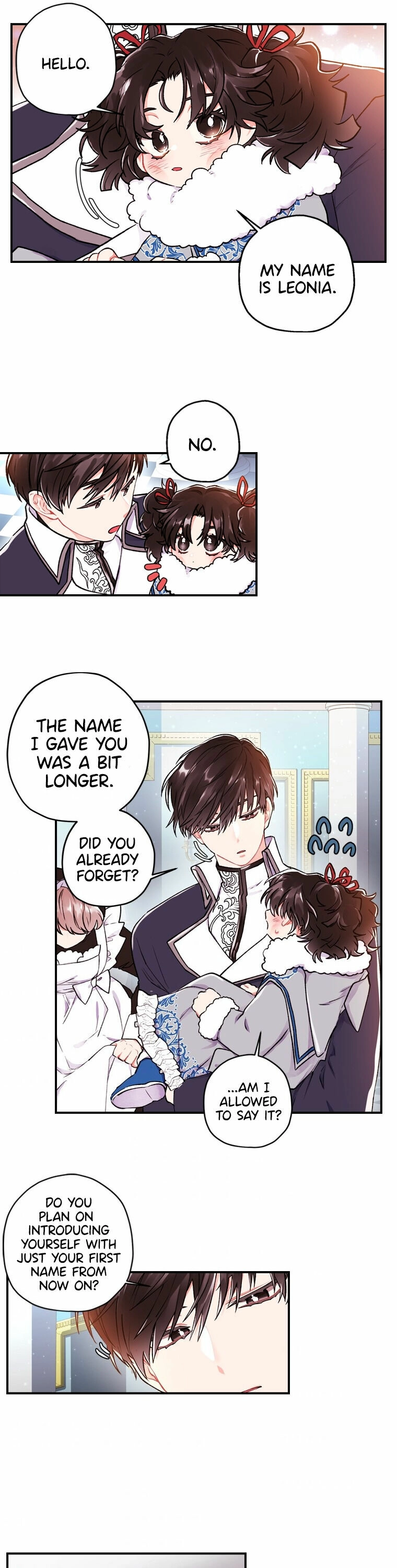Read The Male Lead's Little Lion Daughter EN Manga Online