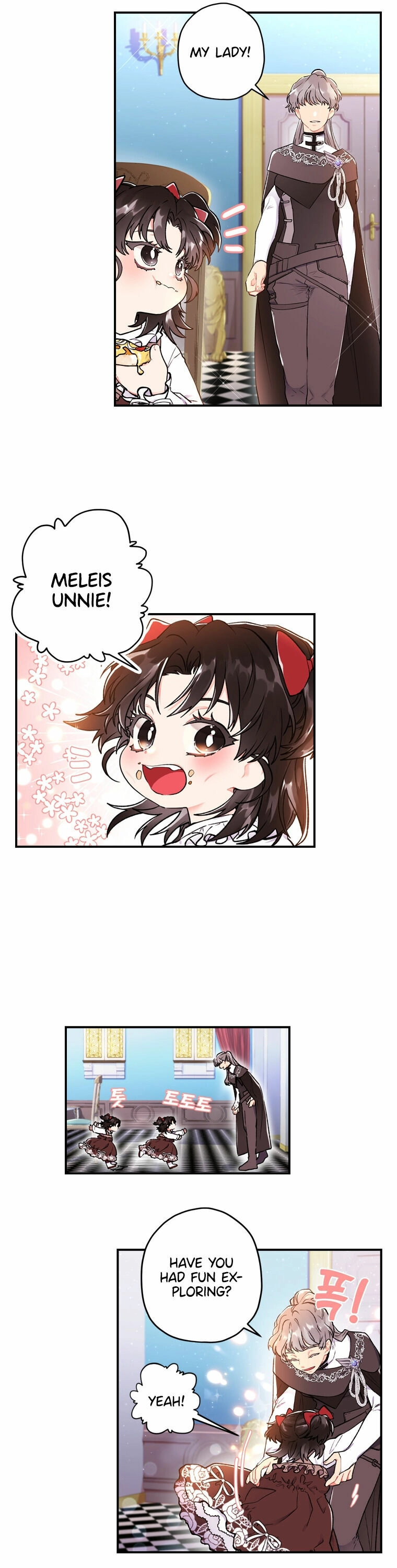 Read The Male Lead's Little Lion Daughter EN Manga Online