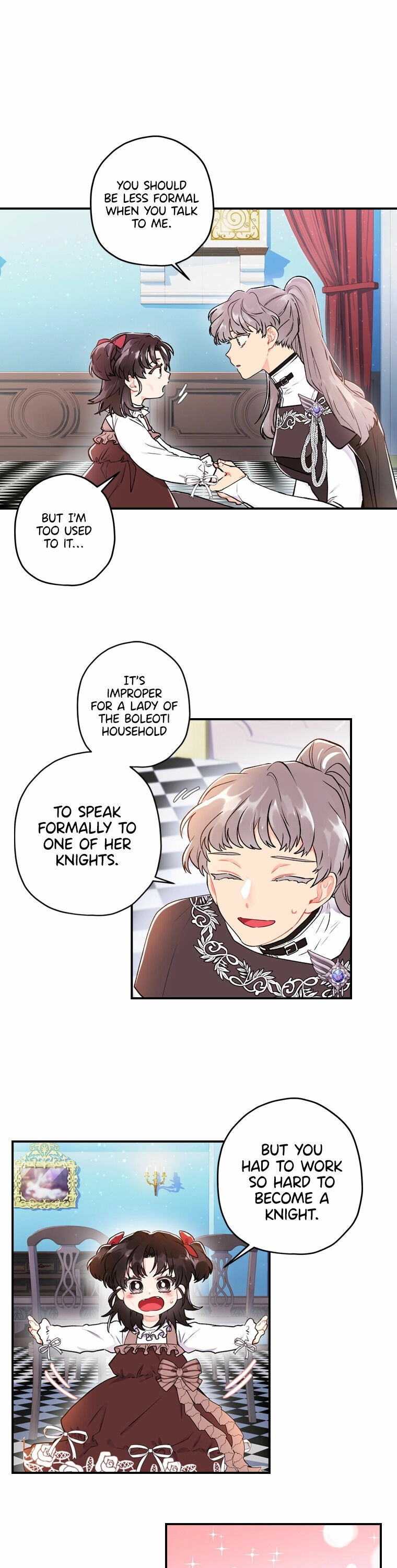 Read The Male Lead's Little Lion Daughter EN Manga Online