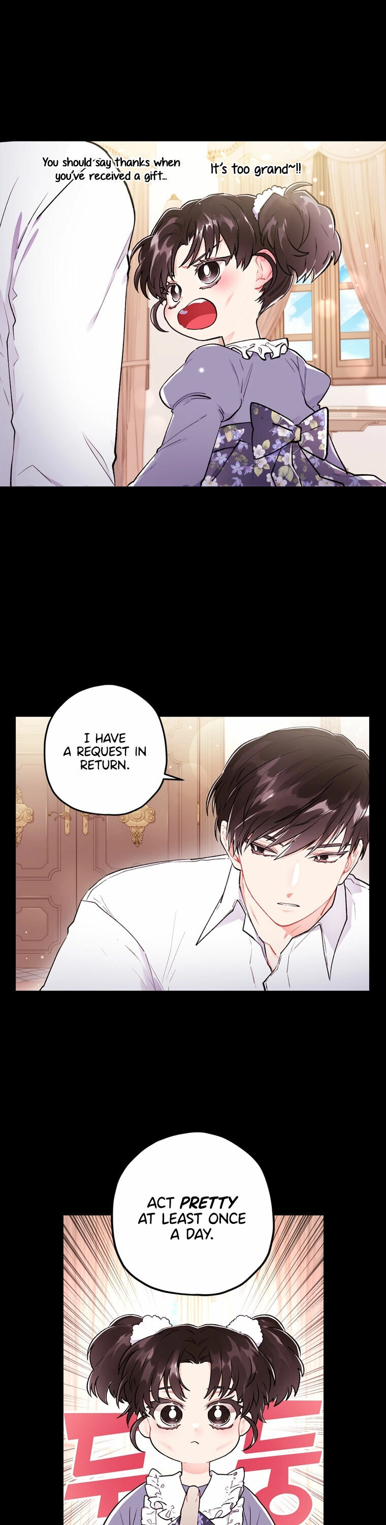 Read The Male Lead's Little Lion Daughter EN Manga Online