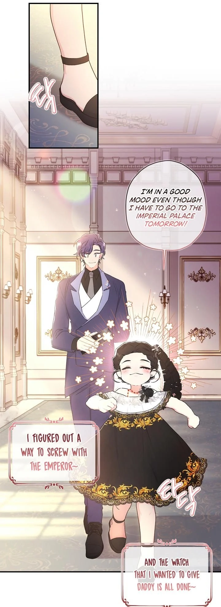 Read The Male Lead's Little Lion Daughter EN Manga Online