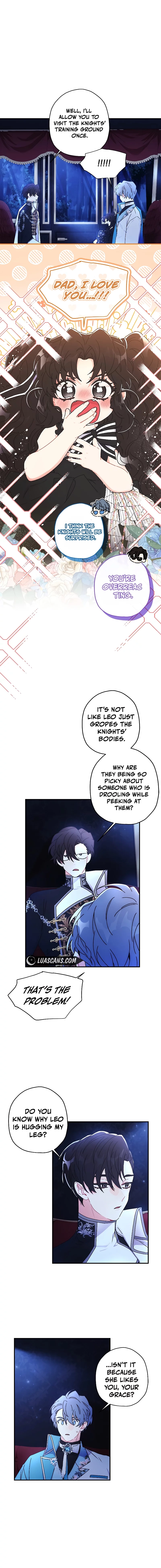 Read The Male Lead's Little Lion Daughter EN Manga Online