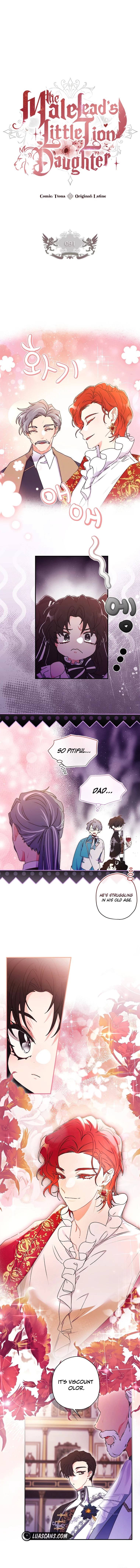 Read The Male Lead's Little Lion Daughter EN Manga Online