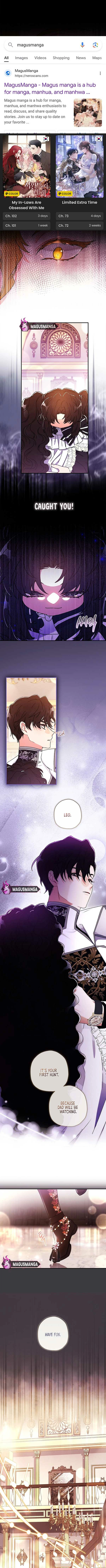 Read The Male Lead's Little Lion Daughter EN Manga Online