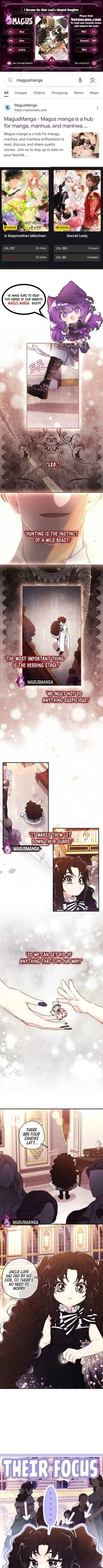Read The Male Lead's Little Lion Daughter EN Manga Online