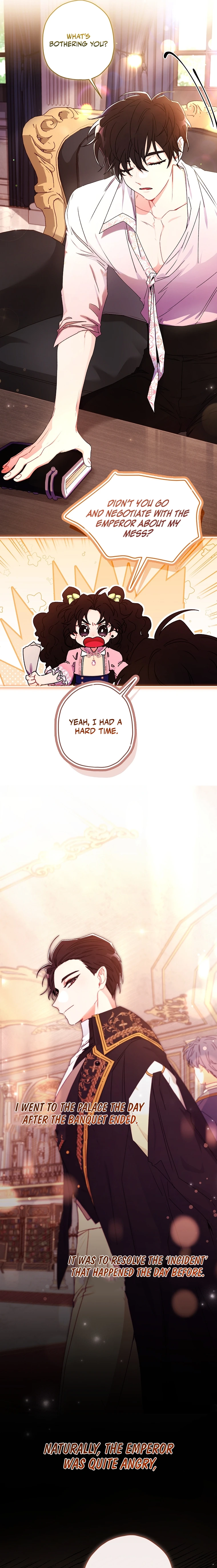 Read The Male Lead's Little Lion Daughter EN Manga Online
