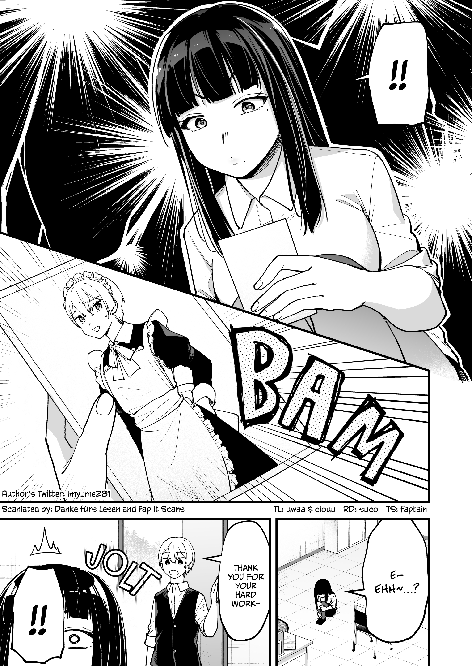 Read The Manager And The Oblivious Waitress EN Manga Online