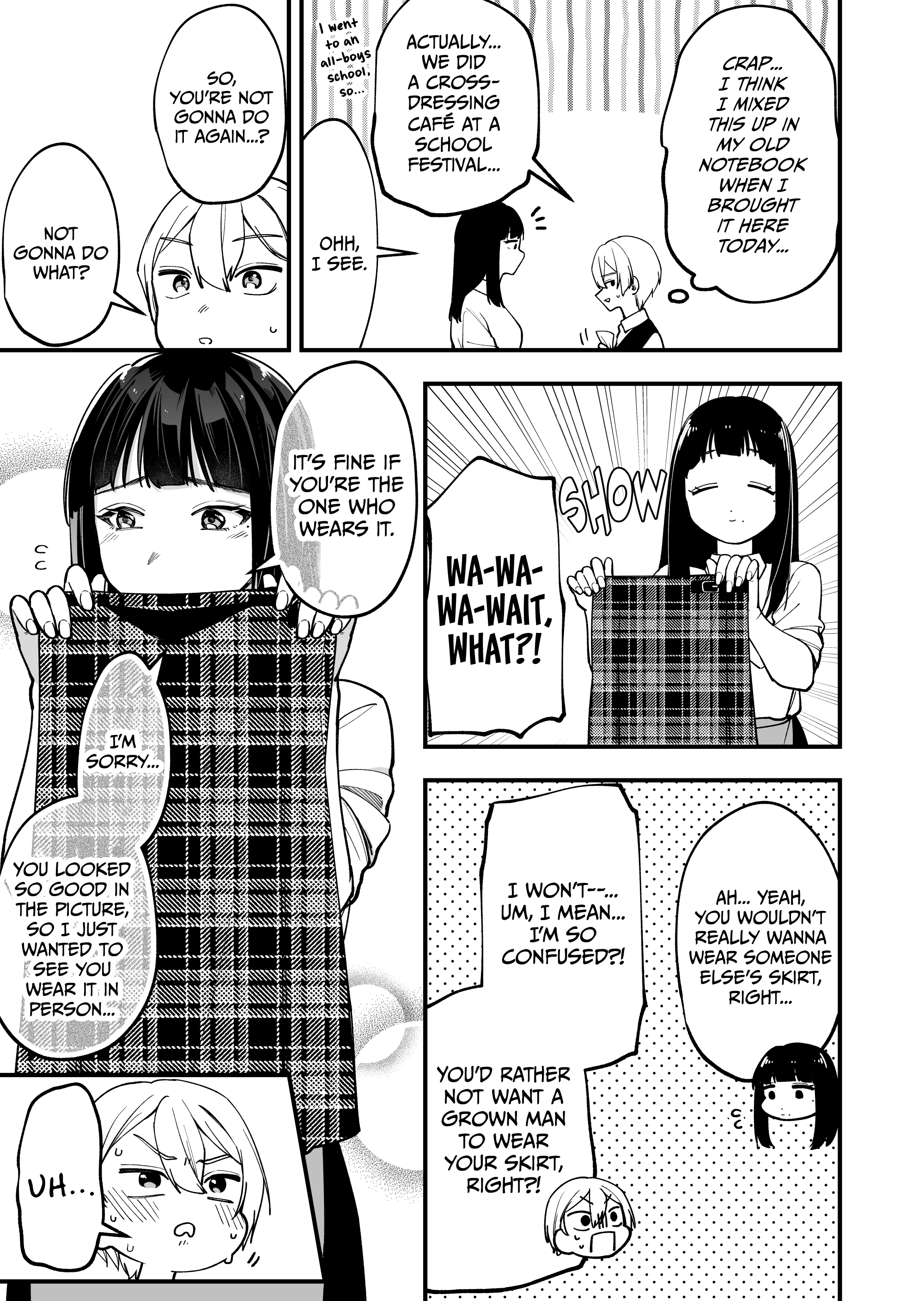 Read The Manager And The Oblivious Waitress EN Manga Online