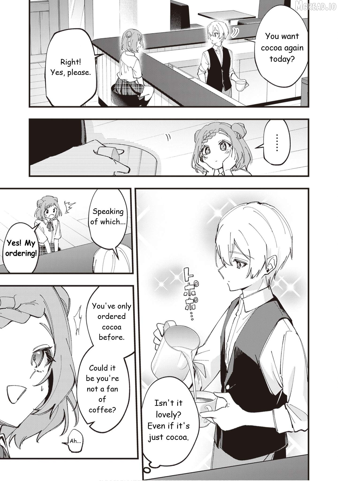 Read The Manager And The Oblivious Waitress EN Manga Online