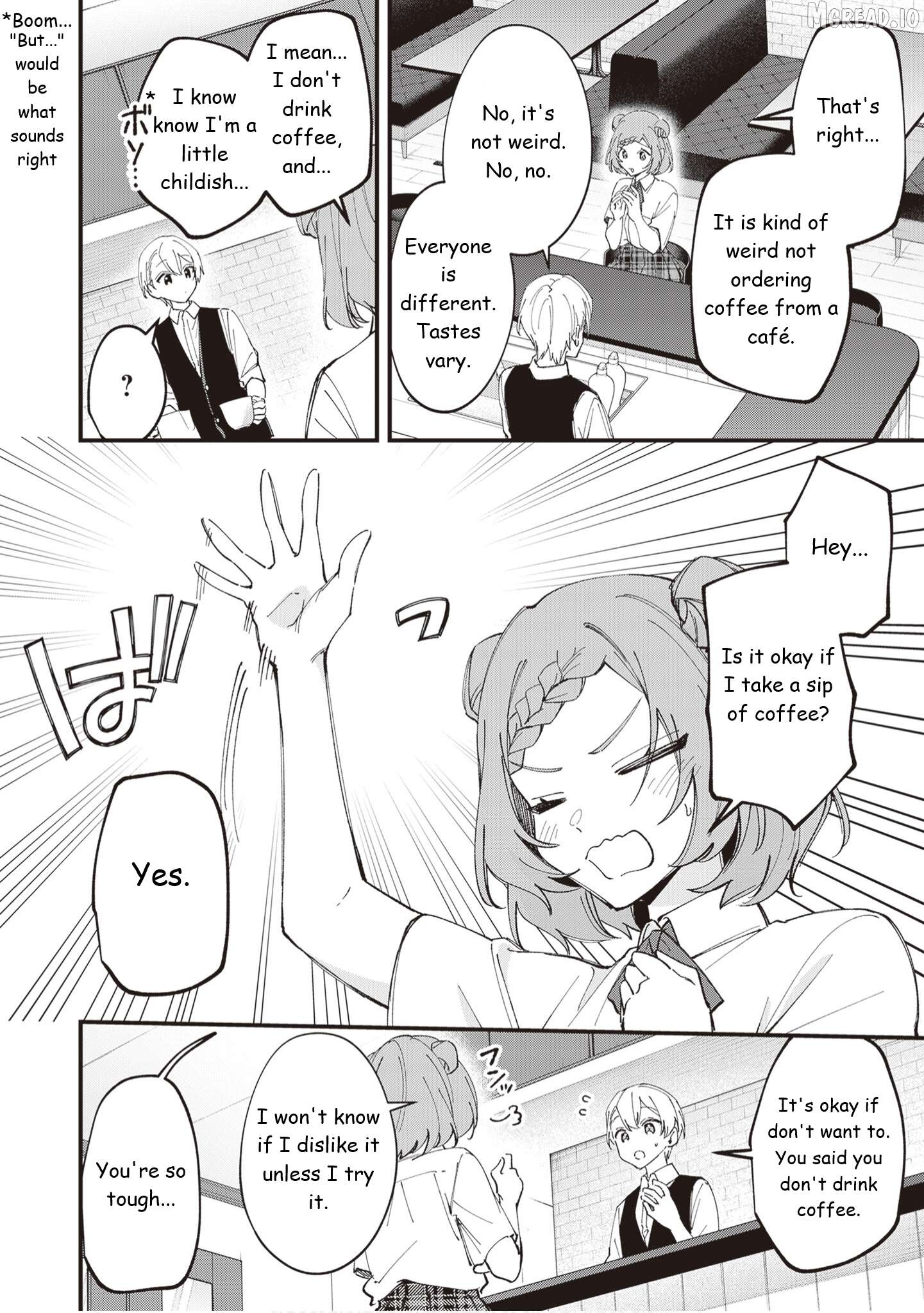 Read The Manager And The Oblivious Waitress EN Manga Online