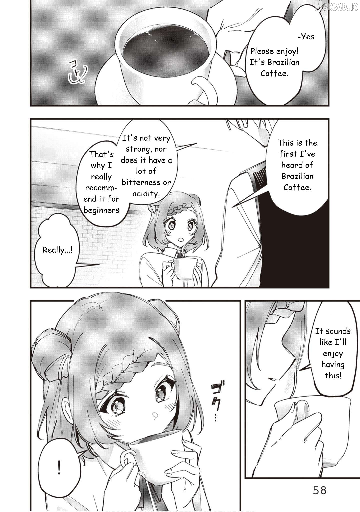 Read The Manager And The Oblivious Waitress EN Manga Online