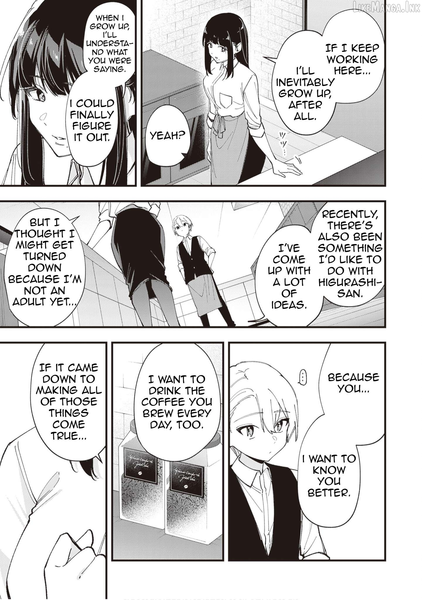 Read The Manager And The Oblivious Waitress EN Manga Online