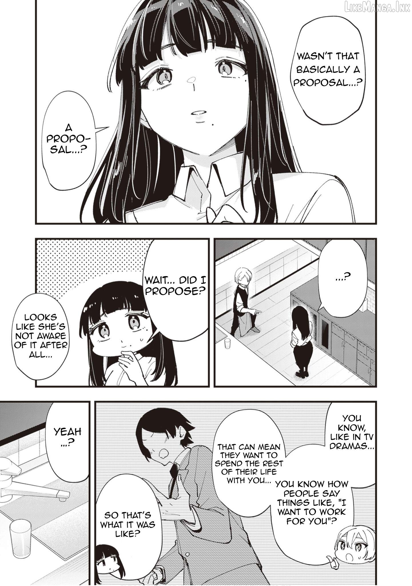 Read The Manager And The Oblivious Waitress EN Manga Online