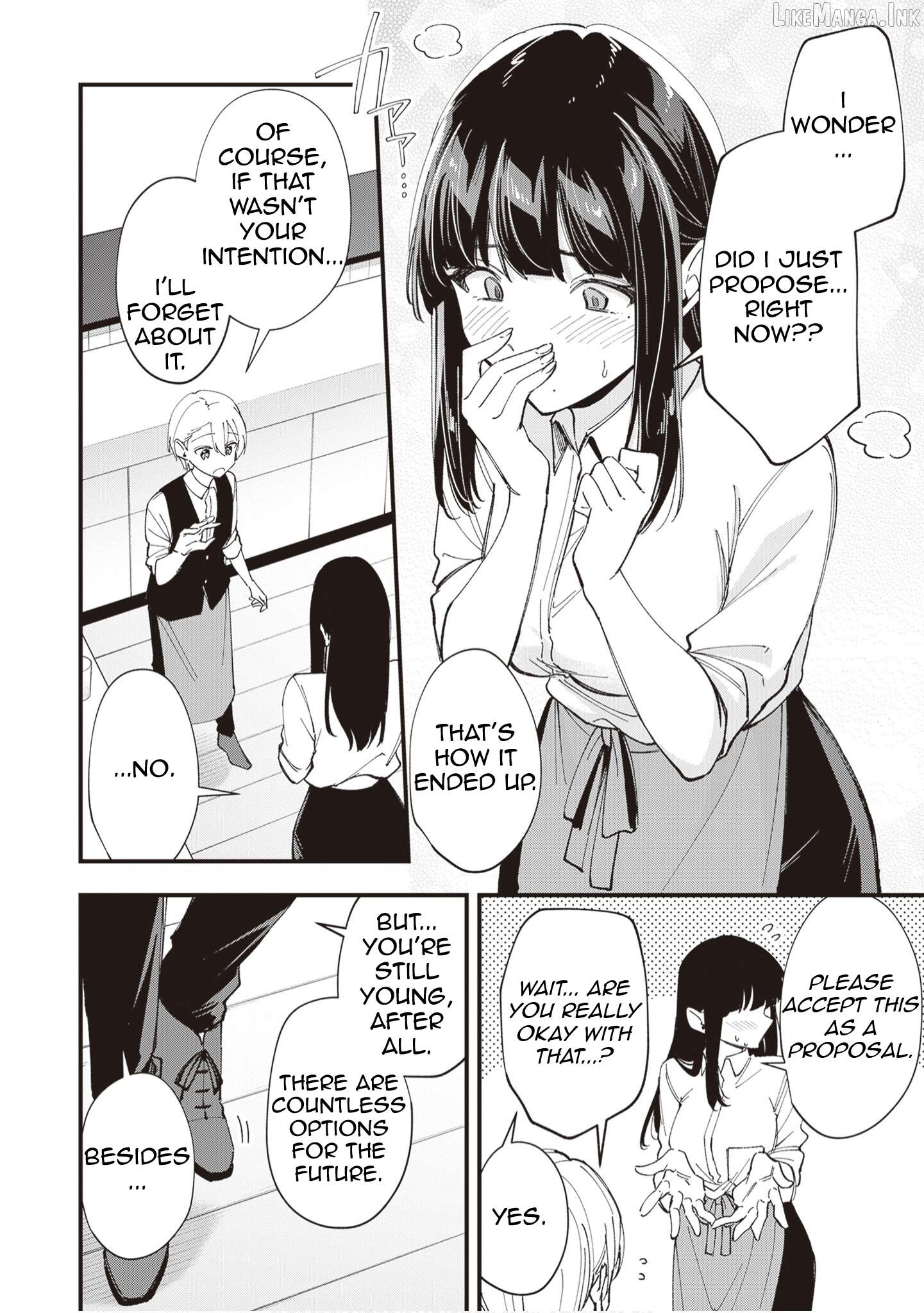 Read The Manager And The Oblivious Waitress EN Manga Online