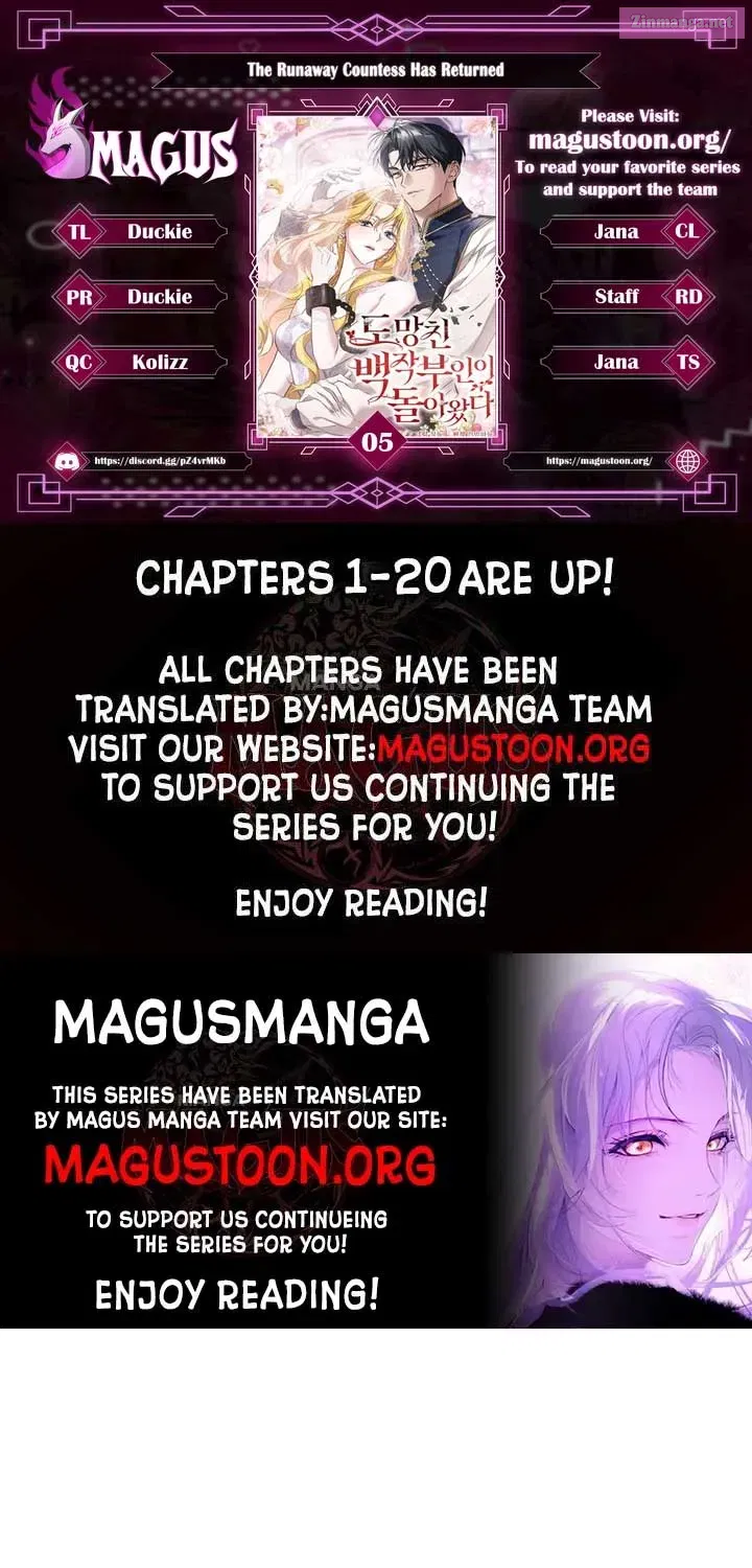 Read The Runaway Countess Has Returned EN Manga Online