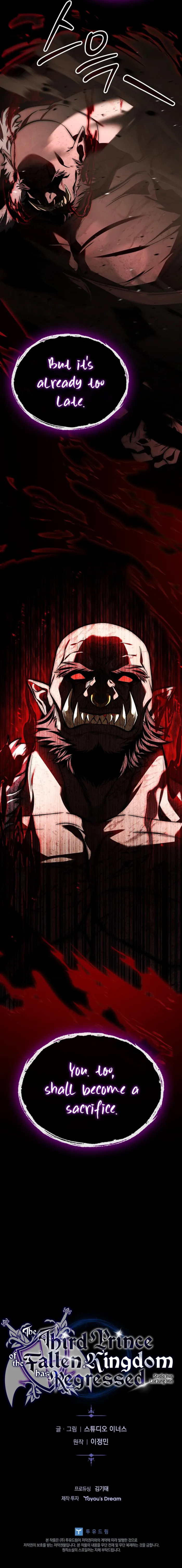 Read The Third Prince of the Fallen Kingdom has Regressed EN Manga Online