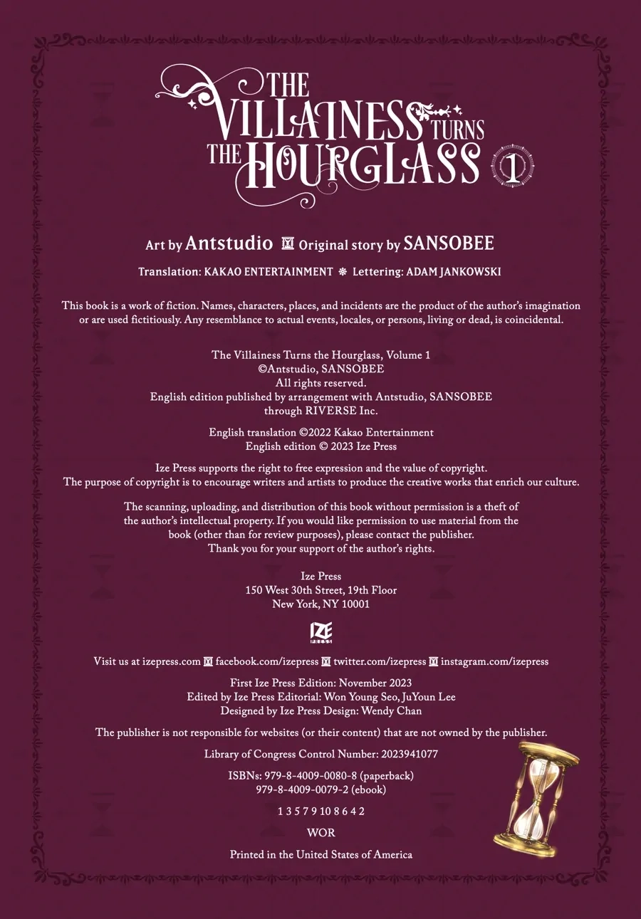 Read The Villainess Turns the Hourglass EN Manga Online