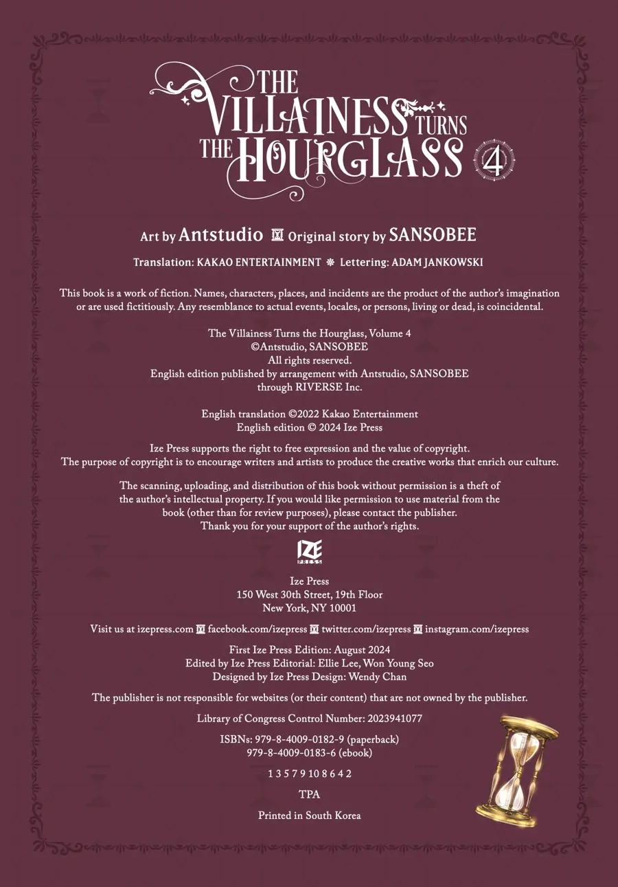 Read The Villainess Turns the Hourglass EN Manga Online