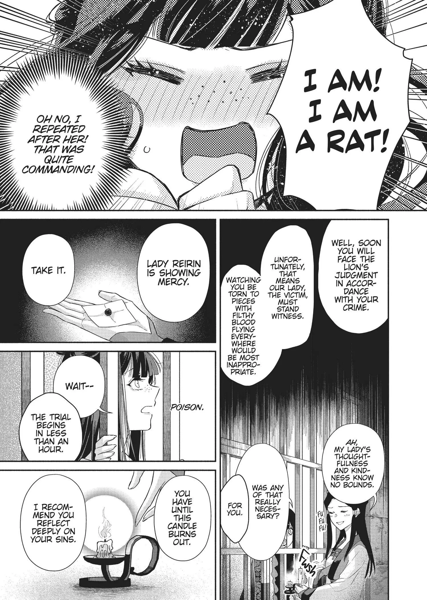 Read Though I am an Inept Villainess Tale of the Butterfly Rat Swap in the Maiden Court EN Manga Online