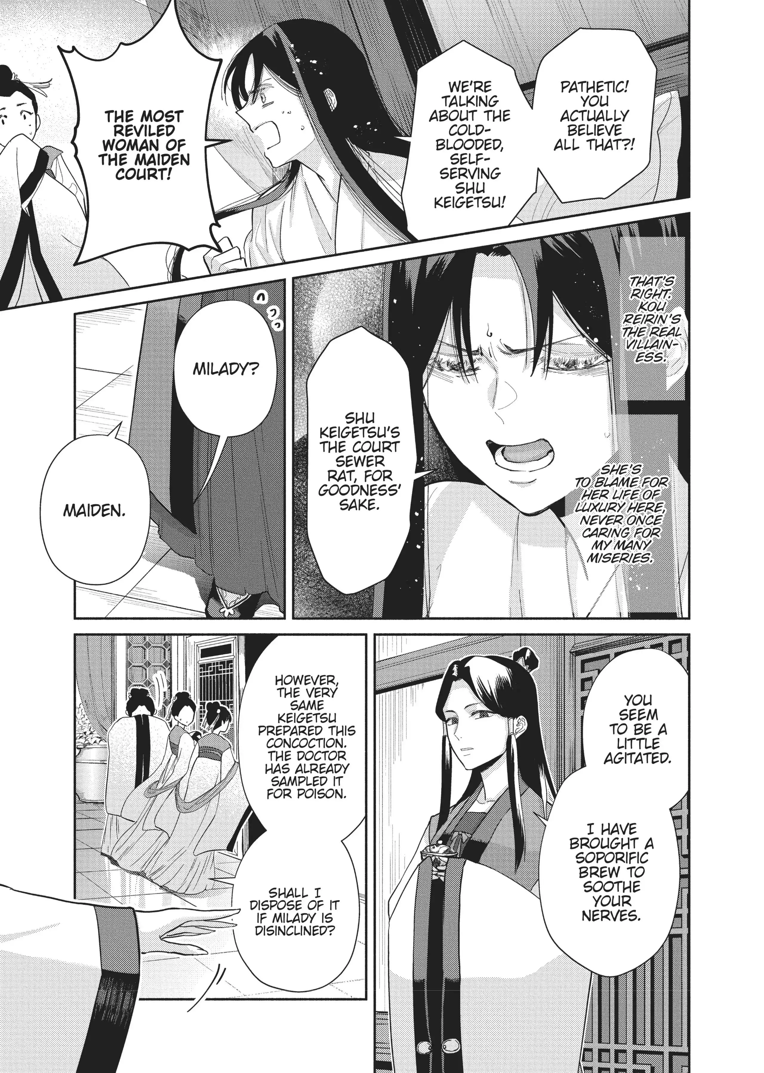 Read Though I am an Inept Villainess Tale of the Butterfly Rat Swap in the Maiden Court EN Manga Online