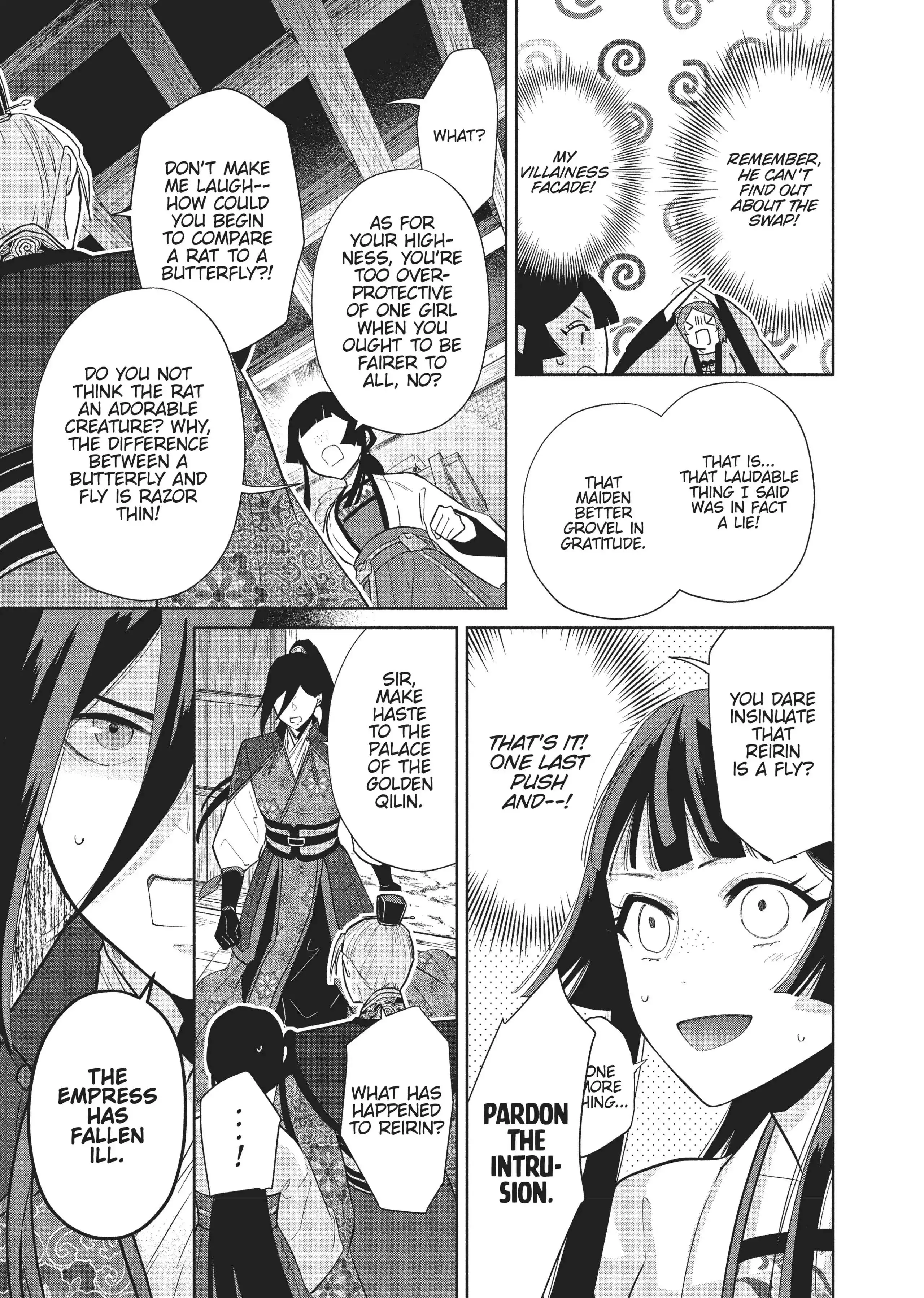 Read Though I am an Inept Villainess Tale of the Butterfly Rat Swap in the Maiden Court EN Manga Online
