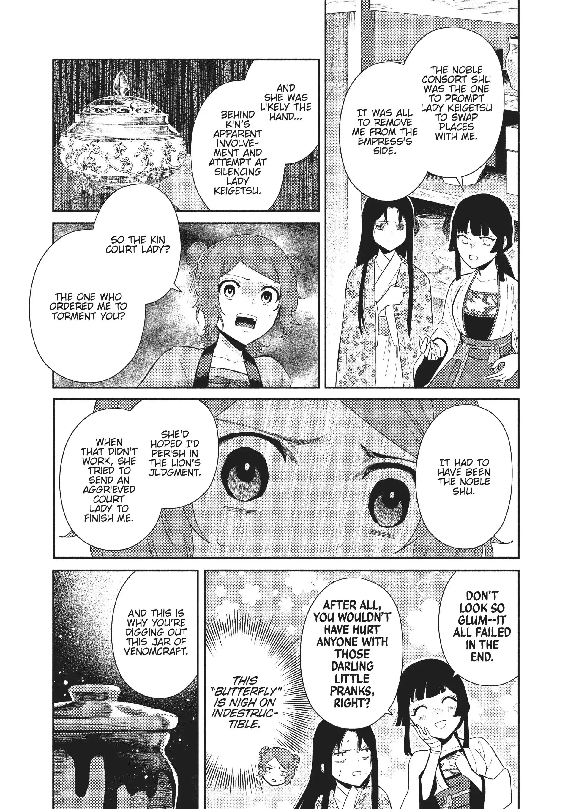 Read Though I am an Inept Villainess Tale of the Butterfly Rat Swap in the Maiden Court EN Manga Online