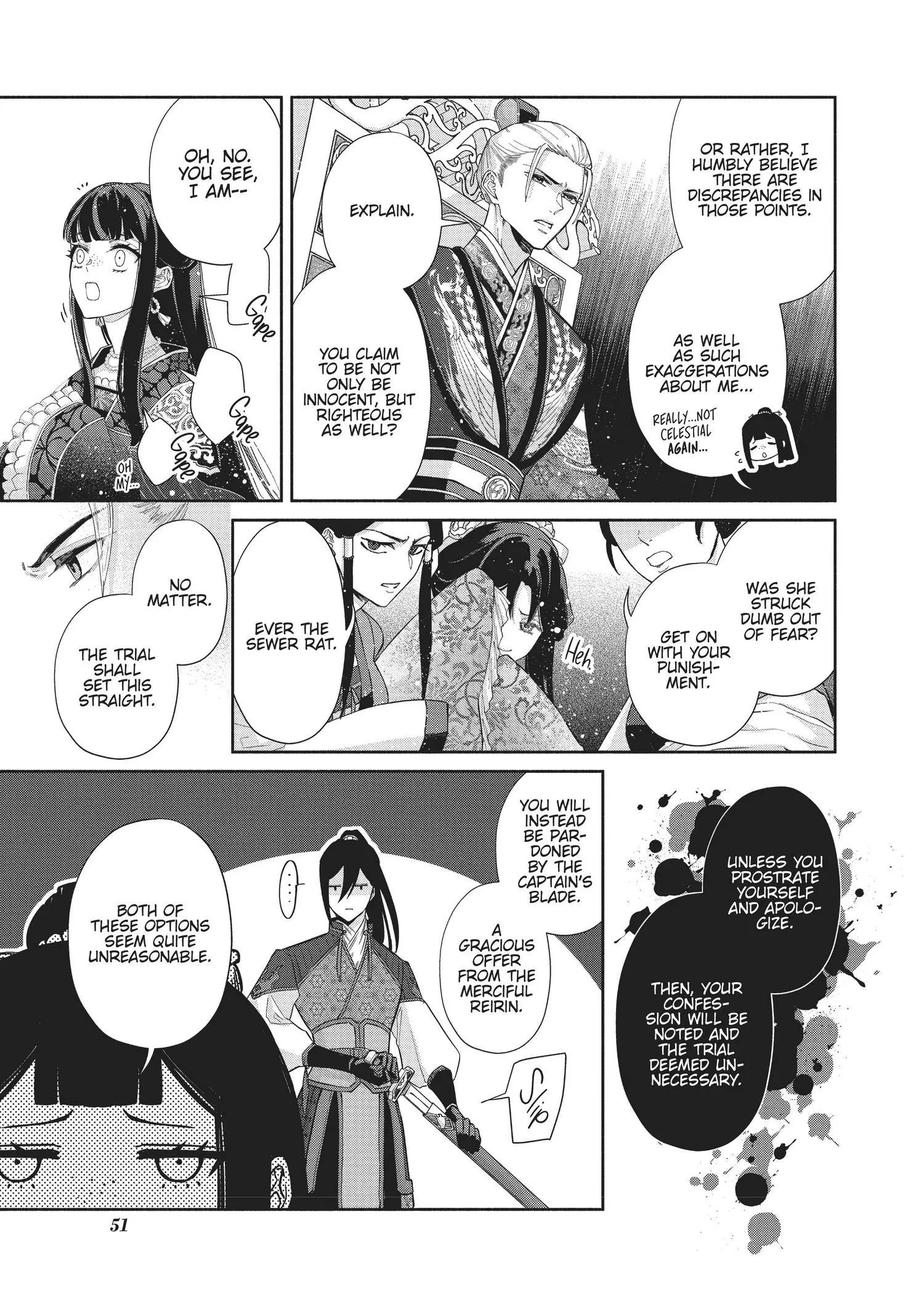 Read Though I am an Inept Villainess Tale of the Butterfly Rat Swap in the Maiden Court EN Manga Online