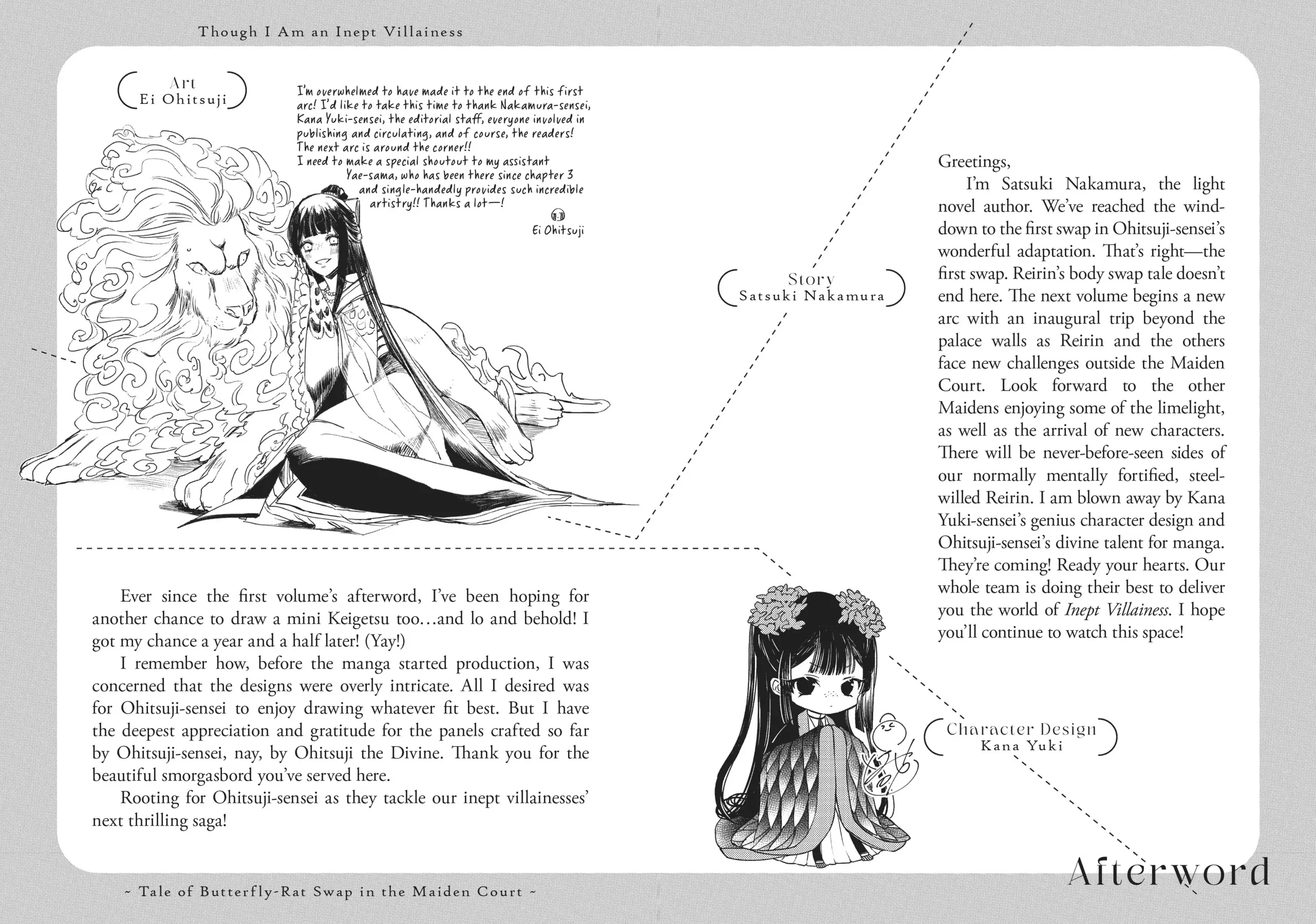Read Though I am an Inept Villainess Tale of the Butterfly Rat Swap in the Maiden Court EN Manga Online