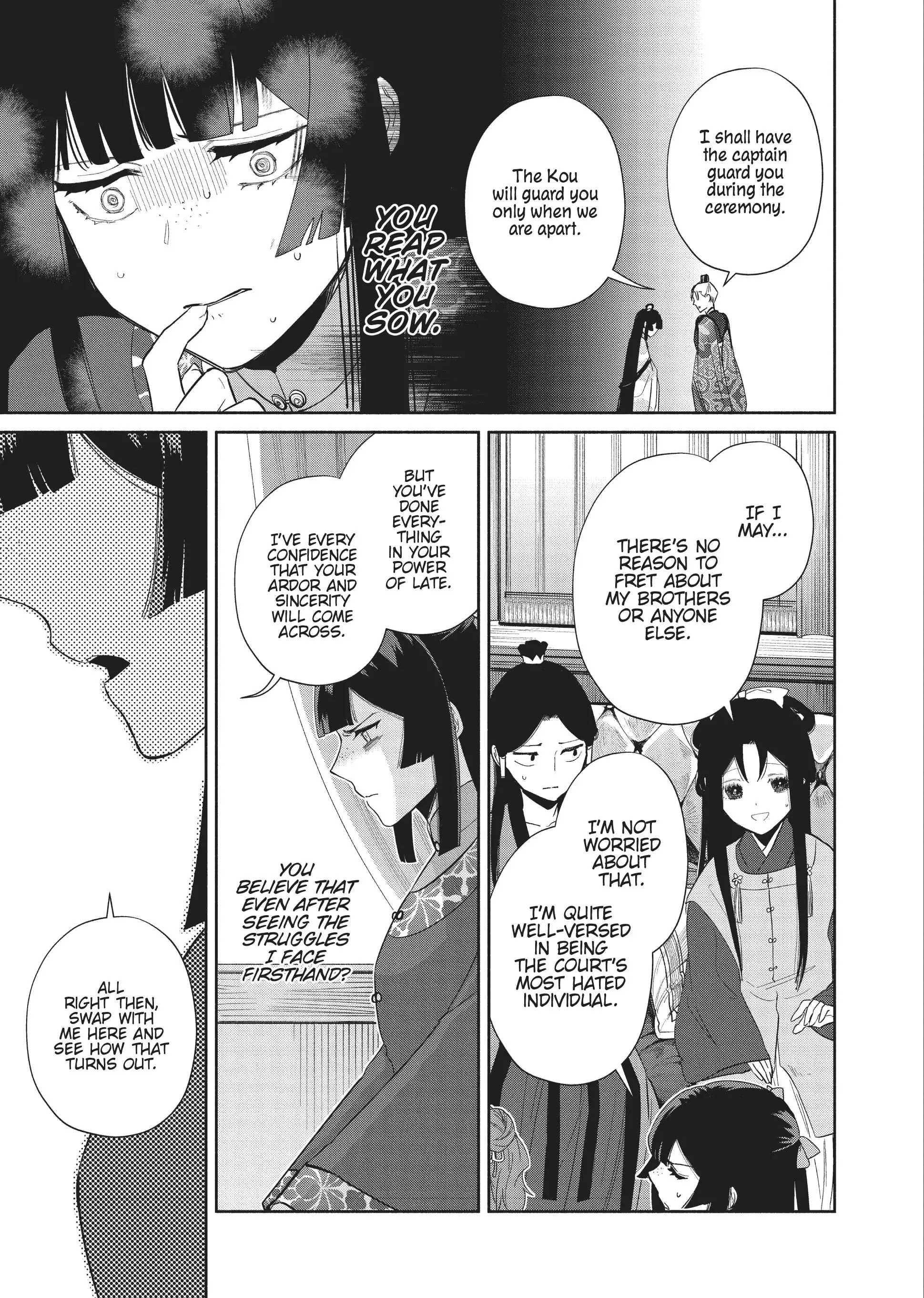 Read Though I am an Inept Villainess Tale of the Butterfly Rat Swap in the Maiden Court EN Manga Online