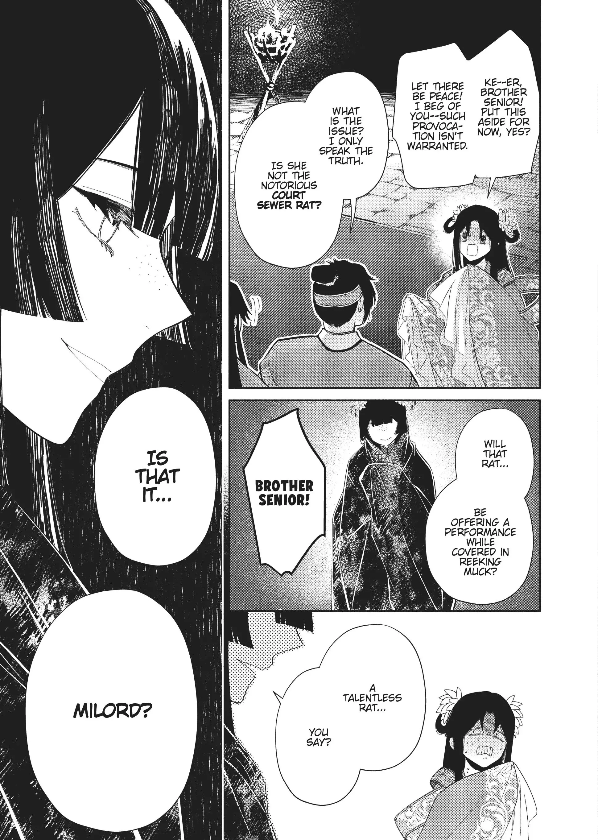 Read Though I am an Inept Villainess Tale of the Butterfly Rat Swap in the Maiden Court EN Manga Online