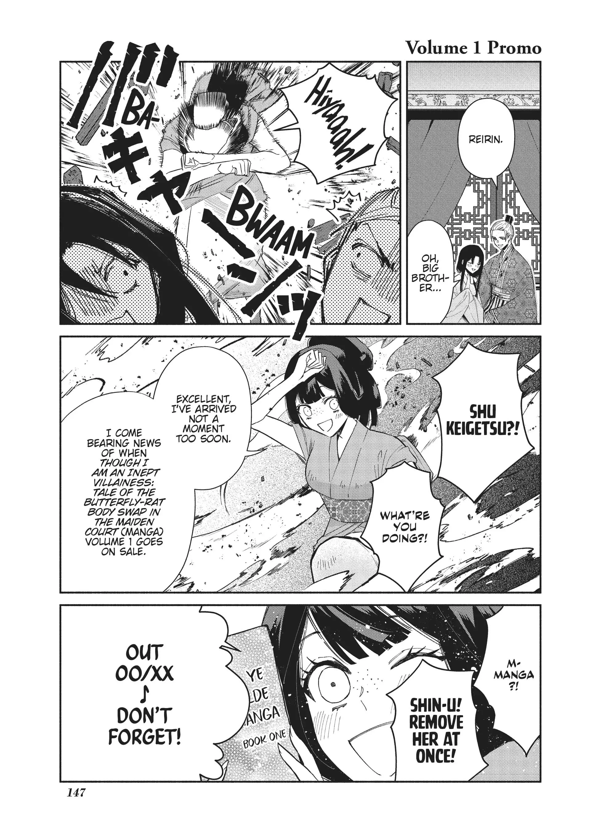 Read Though I am an Inept Villainess Tale of the Butterfly Rat Swap in the Maiden Court EN Manga Online