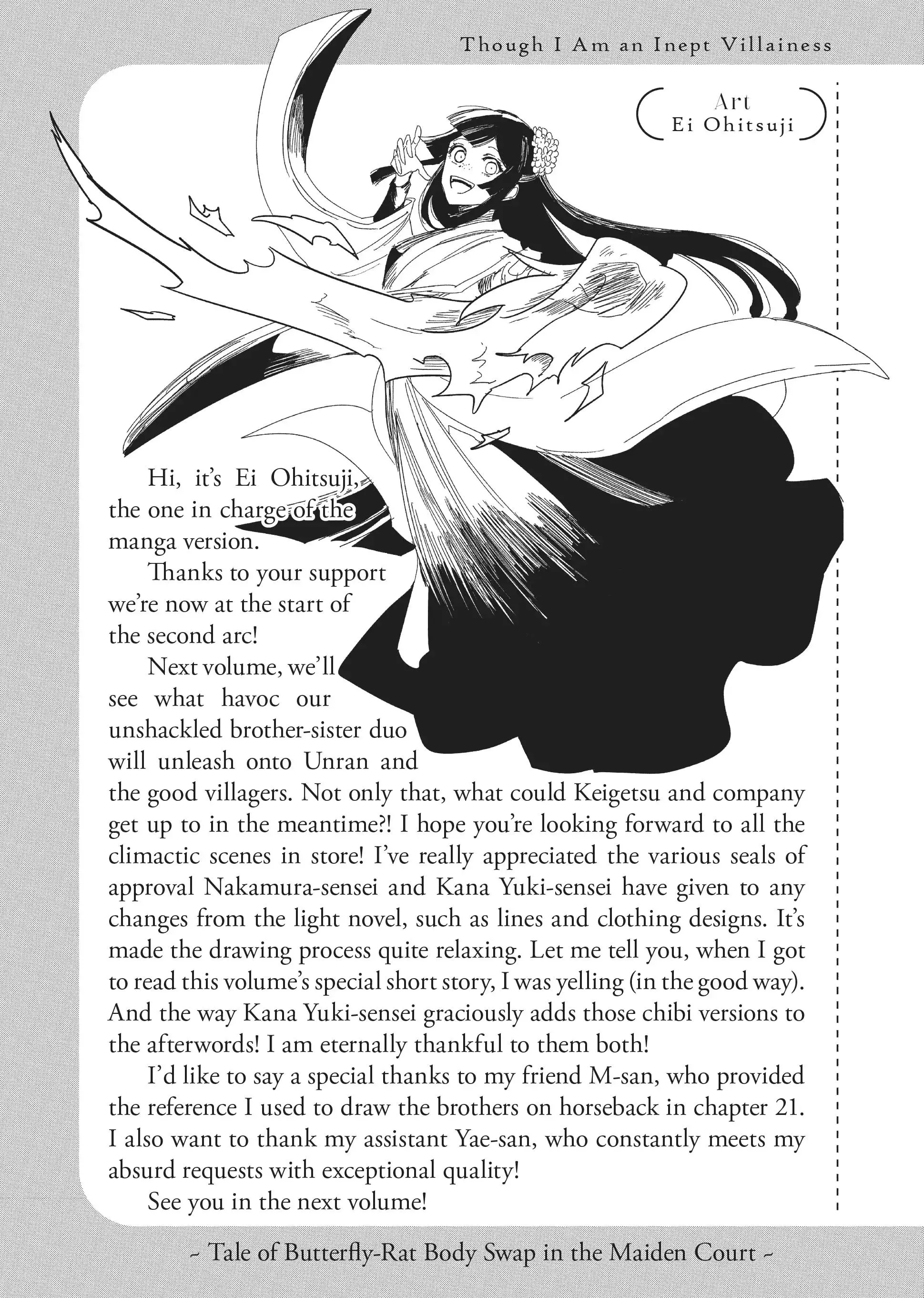 Read Though I am an Inept Villainess Tale of the Butterfly Rat Swap in the Maiden Court EN Manga Online