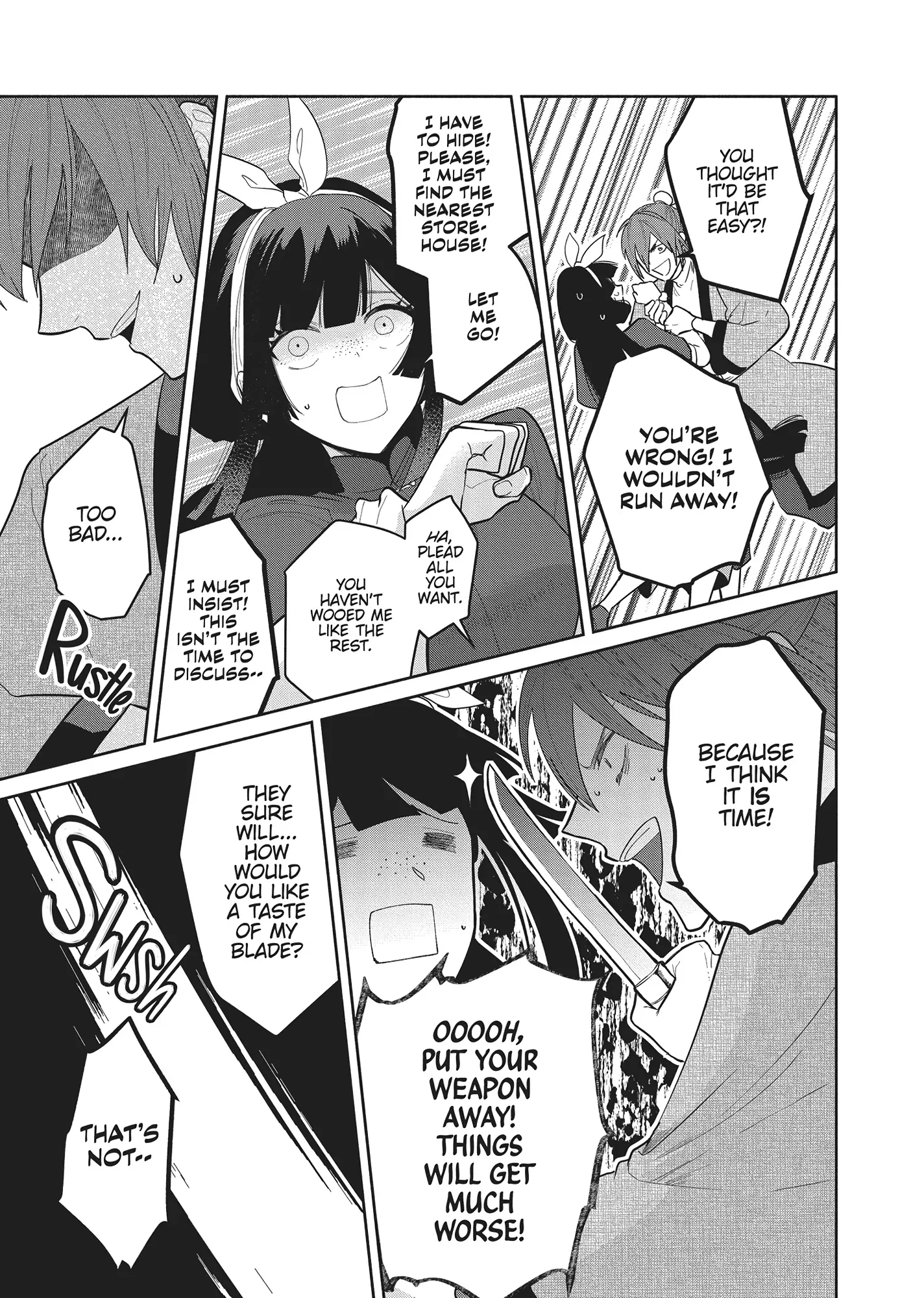Read Though I am an Inept Villainess Tale of the Butterfly Rat Swap in the Maiden Court EN Manga Online