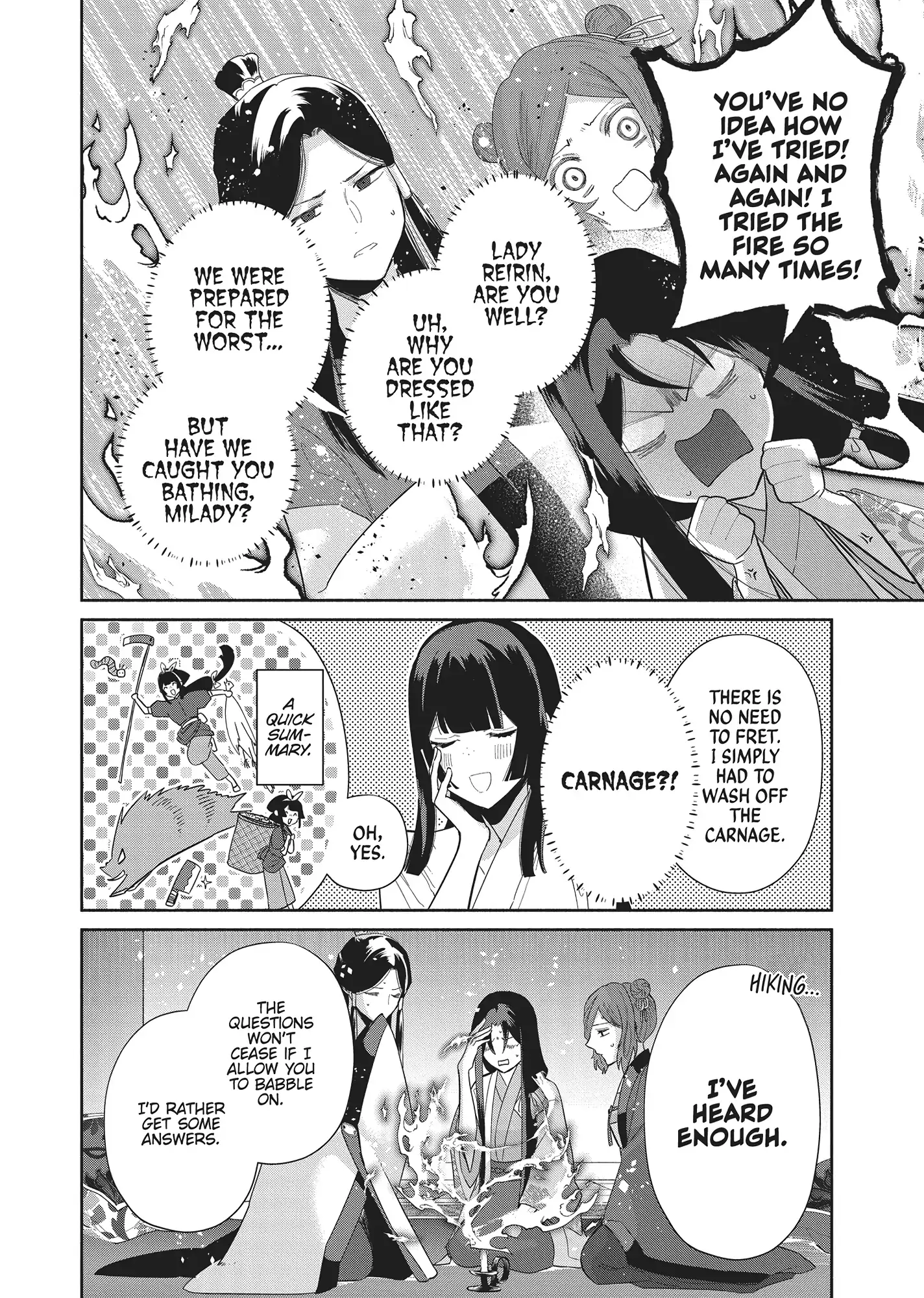 Read Though I am an Inept Villainess Tale of the Butterfly Rat Swap in the Maiden Court EN Manga Online