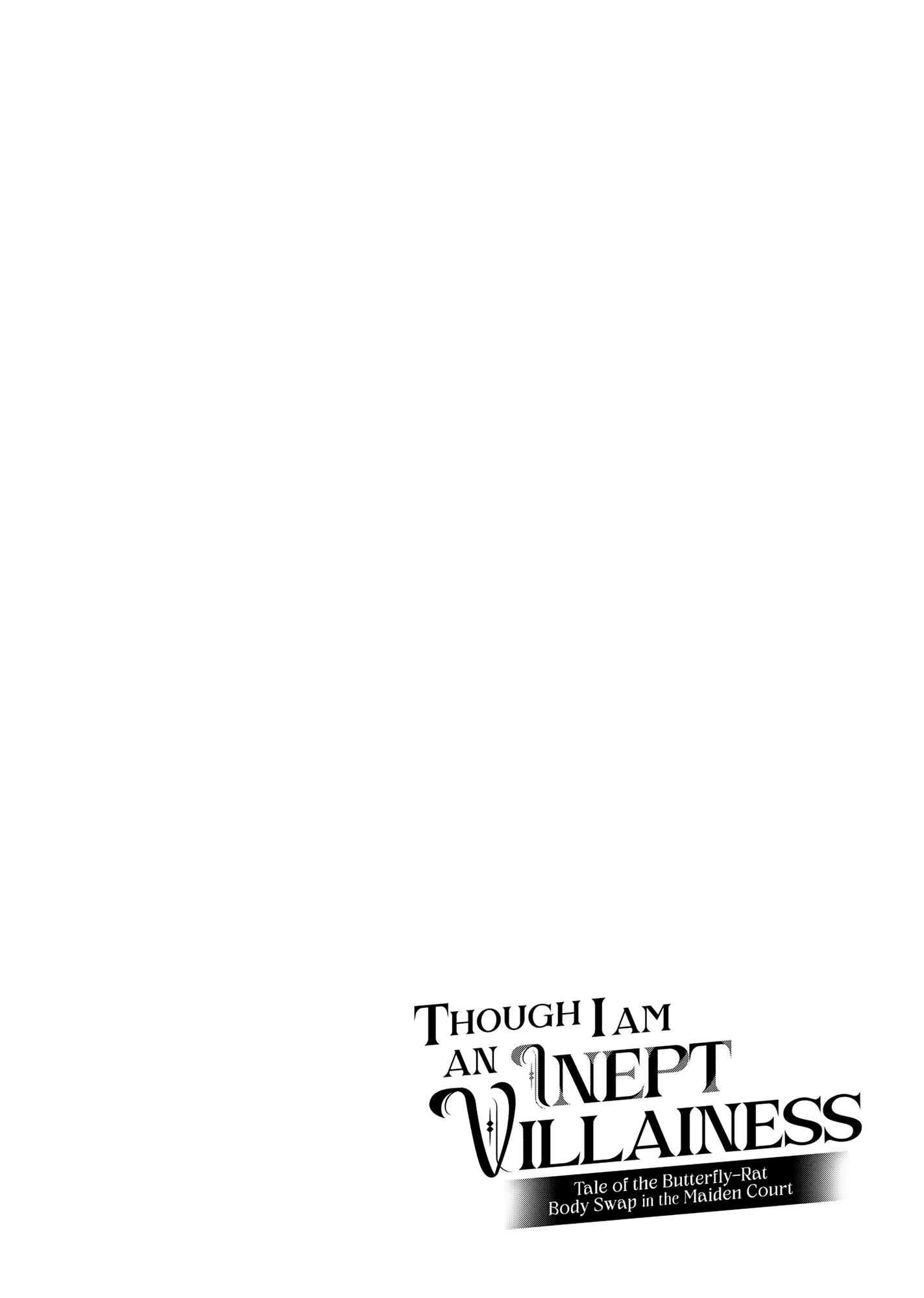 Read Though I am an Inept Villainess Tale of the Butterfly Rat Swap in the Maiden Court EN Manga Online