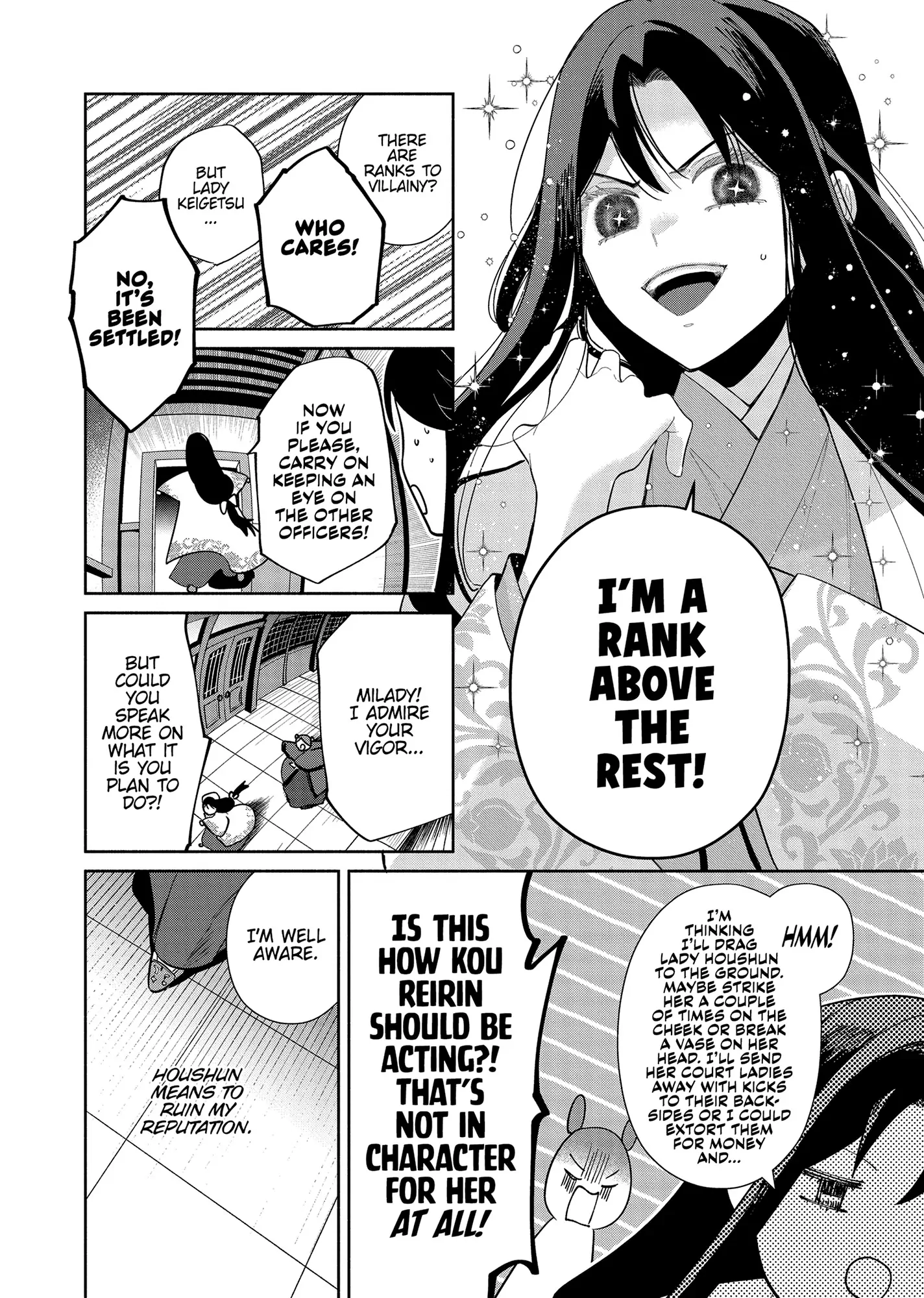 Read Though I am an Inept Villainess Tale of the Butterfly Rat Swap in the Maiden Court EN Manga Online