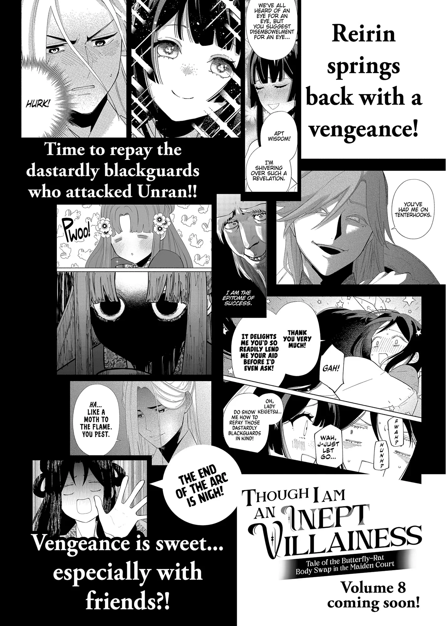 Read Though I am an Inept Villainess Tale of the Butterfly Rat Swap in the Maiden Court EN Manga Online