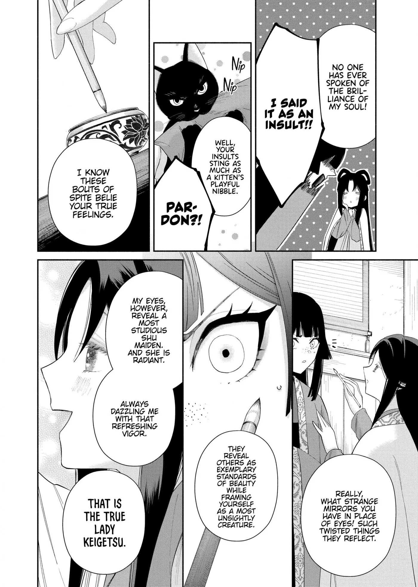 Read Though I am an Inept Villainess Tale of the Butterfly Rat Swap in the Maiden Court EN Manga Online