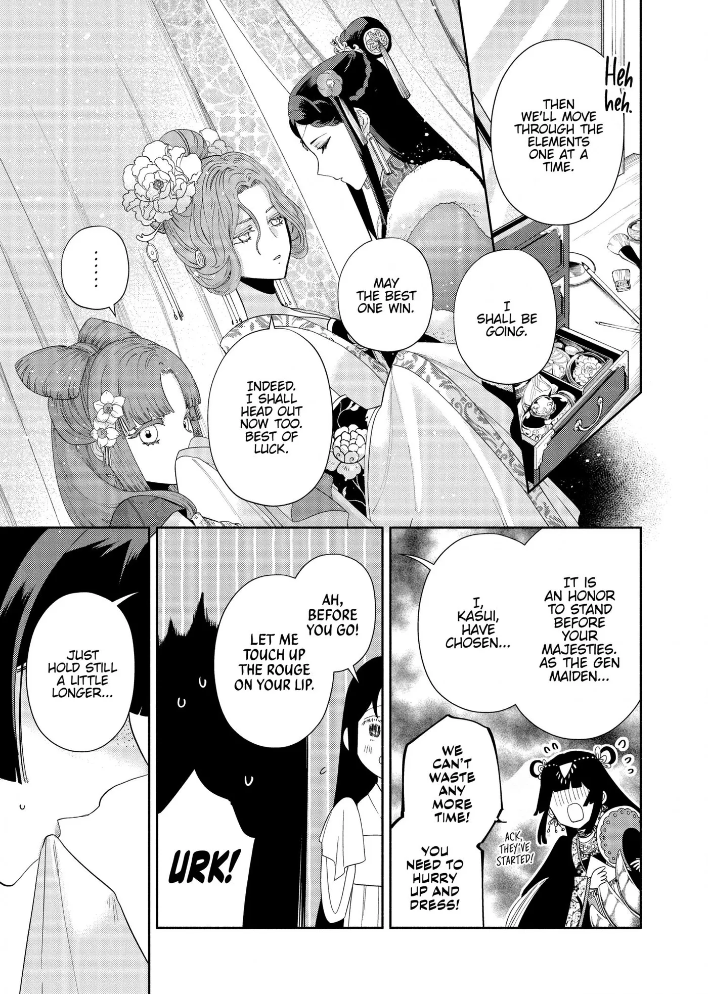 Read Though I am an Inept Villainess Tale of the Butterfly Rat Swap in the Maiden Court EN Manga Online