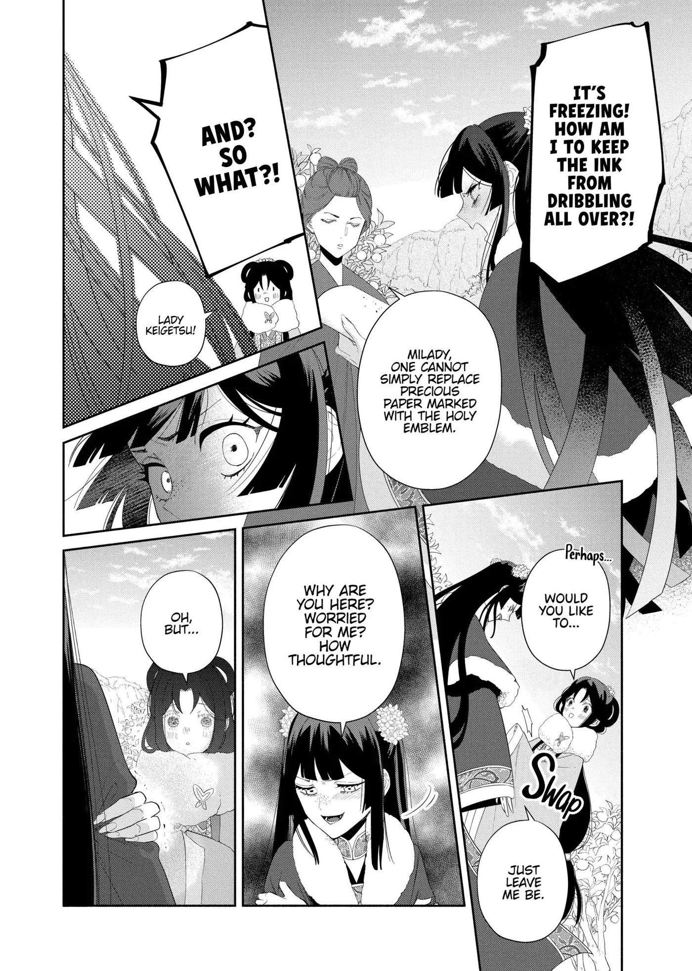 Read Though I am an Inept Villainess Tale of the Butterfly Rat Swap in the Maiden Court EN Manga Online